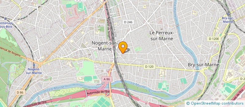 localisation de l'entreprise SCI AUBERY  LE PERREUX-SUR-MARNE