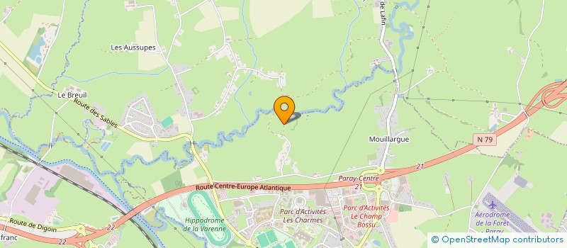 localisation de l'entreprise SCI AUBGABANNA à PARAY-LE-MONIAL