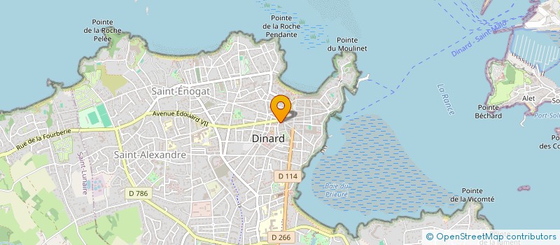 localisation de l'entreprise SCI AUBIER IMMO  DINARD