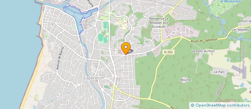 localisation de l'entreprise SCI AUBIES à CAPBRETON
