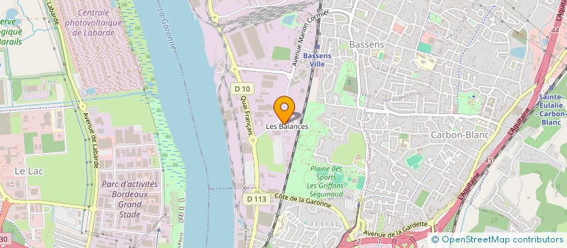 localisation de l'entreprise SCI AUBIES  BASSENS