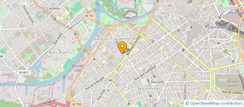 localisation de l'entreprise SCI AUBIGNAN  LILLE