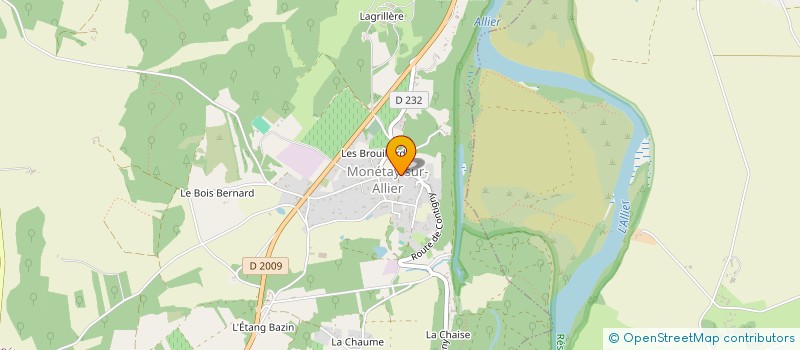 localisation de l'entreprise SCI AUBIGNAT CLERMONT  CHATEL-DE-NEUVRE