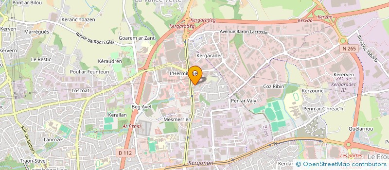 localisation de l'entreprise SCI AUBIH  BREST