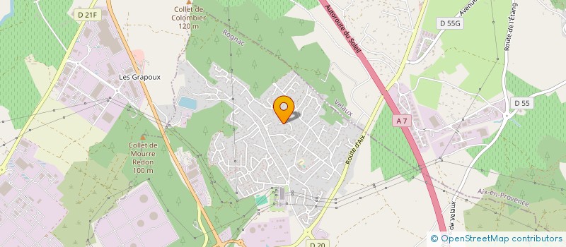 localisation de l'entreprise SCI AUBIM  ROGNAC