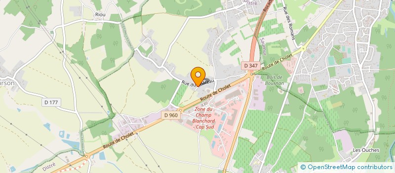 localisation de l'entreprise SCI AUBINEAU  DISTRE