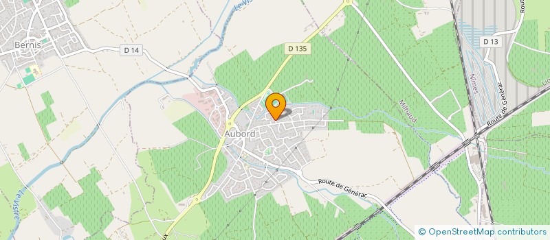 localisation de l'entreprise SCI AUBORD PETITE CAMARGUE  AUBORD