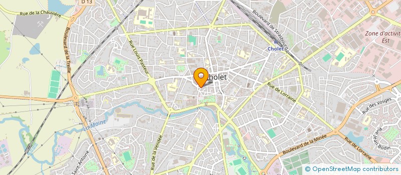 localisation de l'entreprise SCI AUBOURG à CHOLET