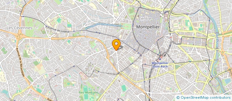 localisation de l'entreprise SCI AUBOUT DU ZINC à MONTPELLIER