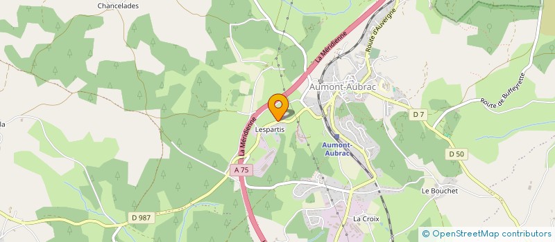 localisation de l'entreprise SCI AUBRAC PROMOTION à PEYRE EN AUBRAC