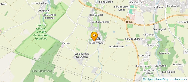 localisation de l'entreprise SCI AUBRE  BLERE