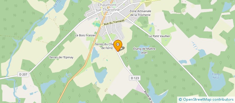 localisation de l'entreprise SCI AUBRETTE  NOUAN-LE-FUZELIER