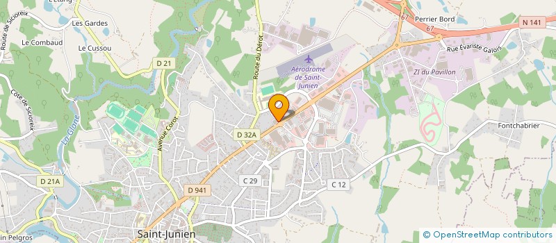 localisation de l'entreprise SCI AUBRY à SAINT-JUNIEN