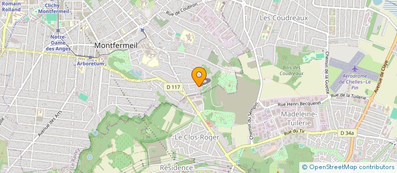 localisation de l'entreprise SCI AUBRY  MONTFERMEIL