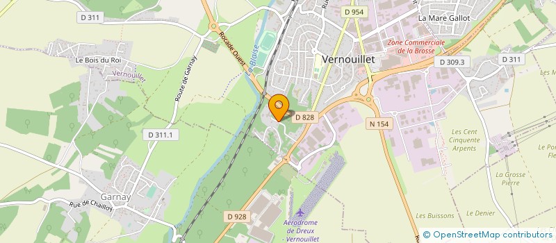 localisation de l'entreprise SCI AUBRY MITTLER à VERNOUILLET