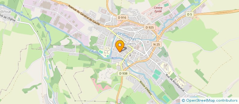 localisation de l'entreprise SCI AUBRY MORIN  DOULLENS