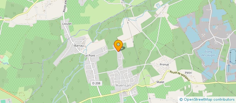 localisation de l'entreprise SCI AUBRY - PETIT  AVENSAN