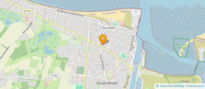 localisation de l'entreprise SCI AUBUT  OUISTREHAM