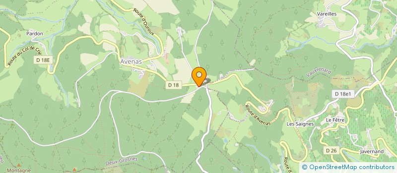 localisation de l'entreprise SCI AUCAGNE  DEUX-GROSNES