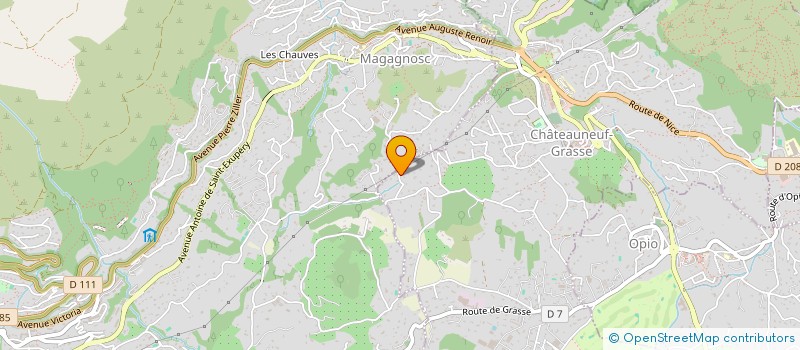 localisation de l'entreprise SCI AUCAM  CHATEAUNEUF-GRASSE