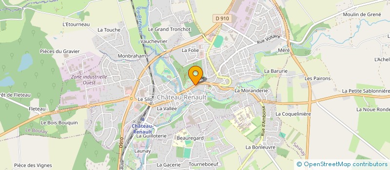 localisation de l'entreprise SCI AUCAMYCE à CHATEAU-RENAULT