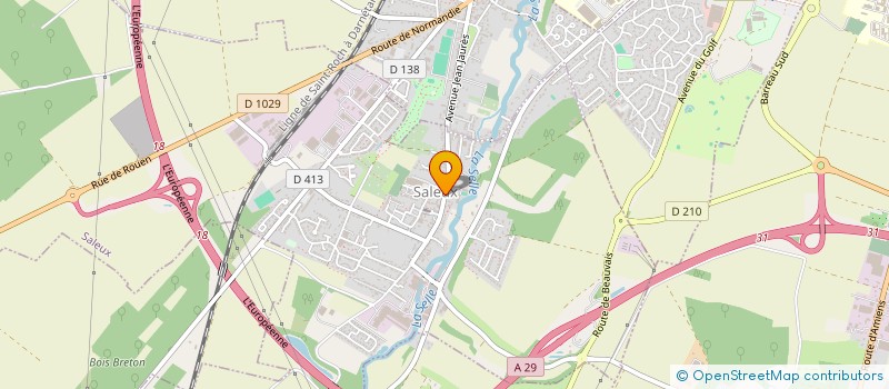 localisation de l'entreprise SCI AUCAPHI  SALEUX