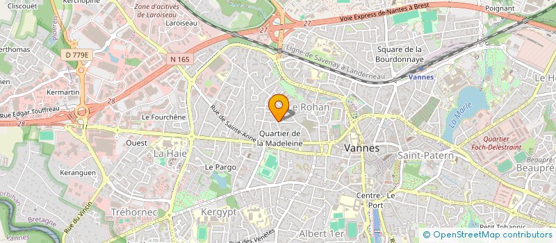 localisation de l'entreprise SCI AUCASIM à VANNES