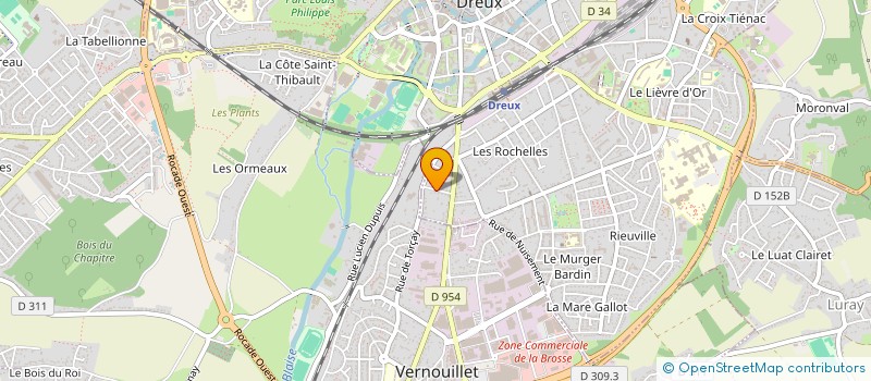 localisation de l'entreprise SCI AUCEMA à DREUX