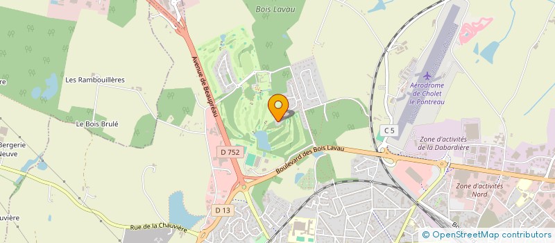 localisation de l'entreprise SCI AUCHAM à CHOLET