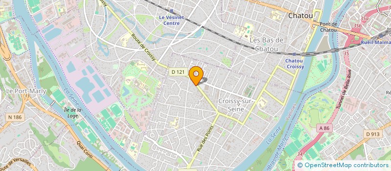 localisation de l'entreprise SCI AUCHAMAX  CROISSY-SUR-SEINE