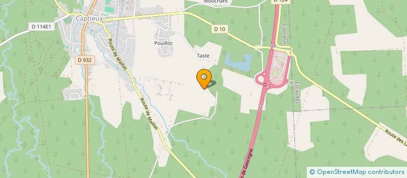 localisation de l'entreprise SCI AUCHRIS  CAPTIEUX