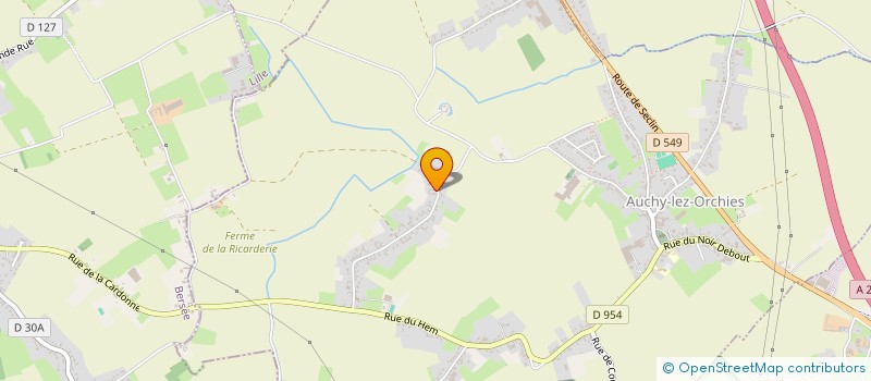 localisation de l'entreprise SCI AUCHY  AUCHY-LEZ-ORCHIES