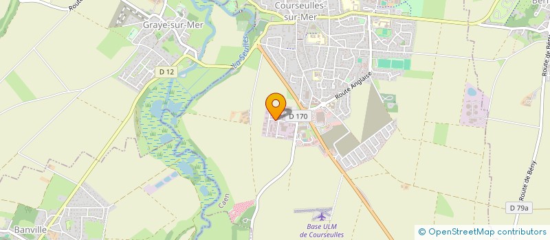 localisation de l'entreprise SCI AUCLAIR à COURSEULLES-SUR-MER