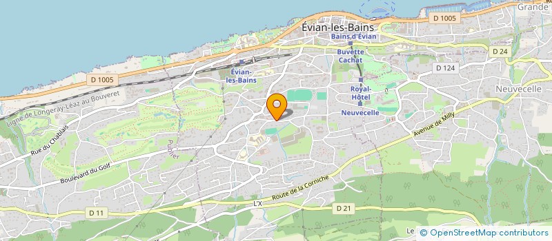 localisation de l'entreprise SCI AUCLAIR  EVIAN-LES-BAINS