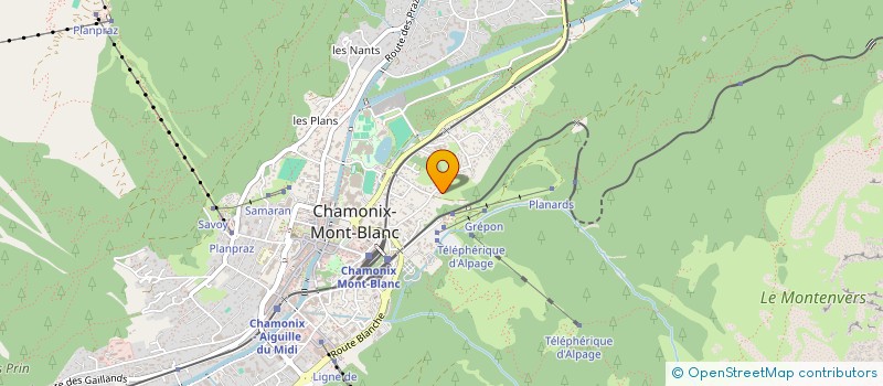localisation de l'entreprise SCI AUCLAN à CHAMONIX-MONT-BLANC