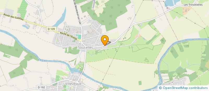 localisation de l'entreprise SCI AUCLAP  LOIRE-AUTHION