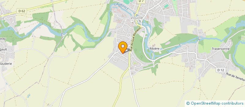 localisation de l'entreprise SCI AUCLAV à VOUILLE