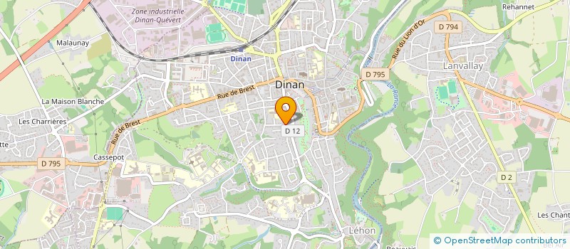 localisation de l'entreprise SCI AUCOPHI  DINAN