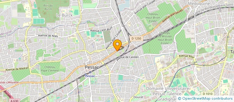 localisation de l'entreprise SCI AUCOSMOS  PESSAC