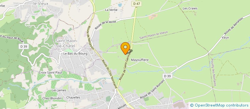 localisation de l'entreprise SCI AUCOURT  RENAISON