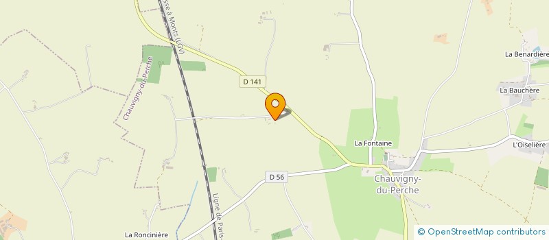 localisation de l'entreprise SCI AUCOUVILLE  CHAUVIGNY-DU-PERCHE