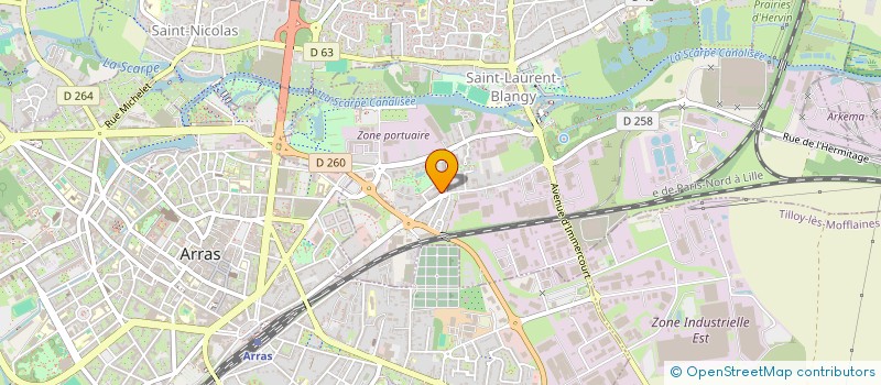 localisation de l'entreprise SCI AUCREMANNE  SAINT-LAURENT-BLANGY