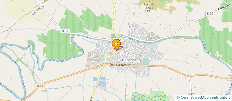 localisation de l'entreprise SCI AUCY  BEZIERS