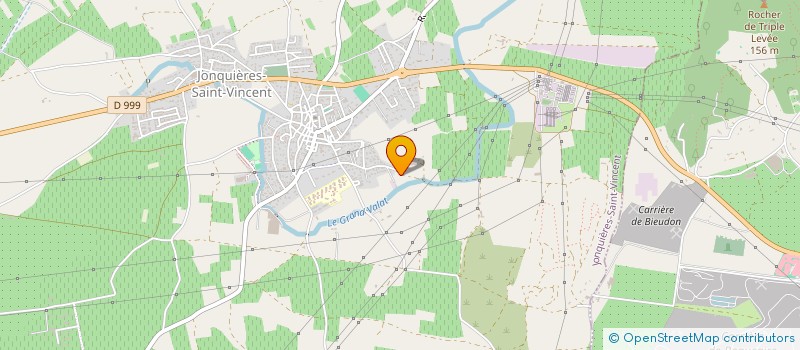 localisation de l'entreprise SCI AUCYLAU  JONQUIERES-SAINT-VINCENT