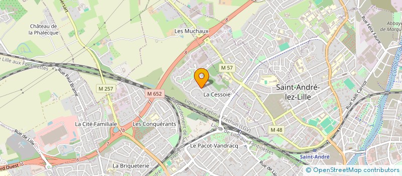 localisation de l'entreprise SCI AUDA à LAMBERSART