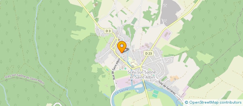 localisation de l'entreprise SCI AUDA à SCEY-SUR-SAONE-ET-SAINT-ALBIN