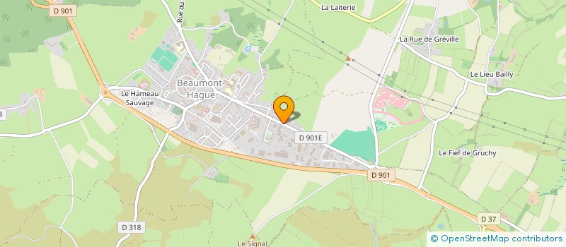 localisation de l'entreprise SCI AUDACA  LA HAGUE