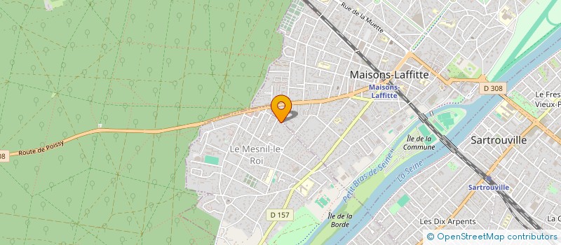 localisation de l'entreprise SCI AUDAL  LE MESNIL-LE-ROI