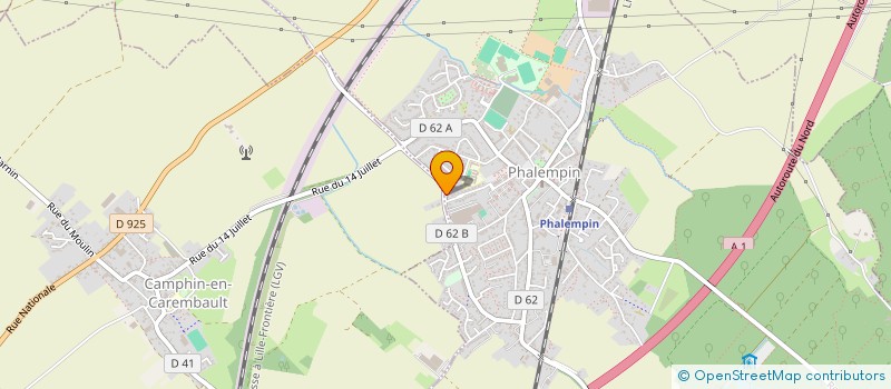 localisation de l'entreprise SCI AUDAMAVI  PHALEMPIN