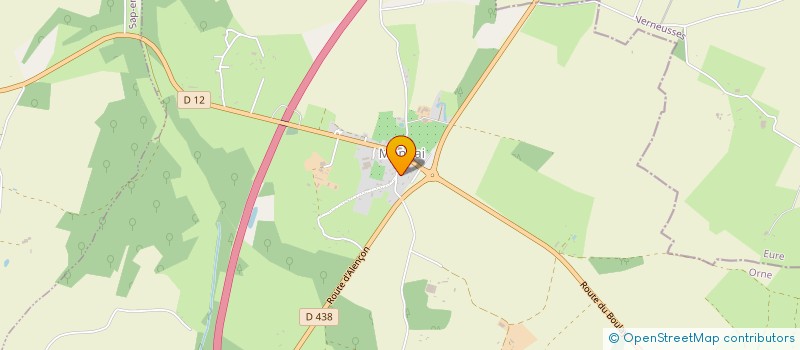 localisation de l'entreprise SCI AUDAX à LA FERTE-EN-OUCHE